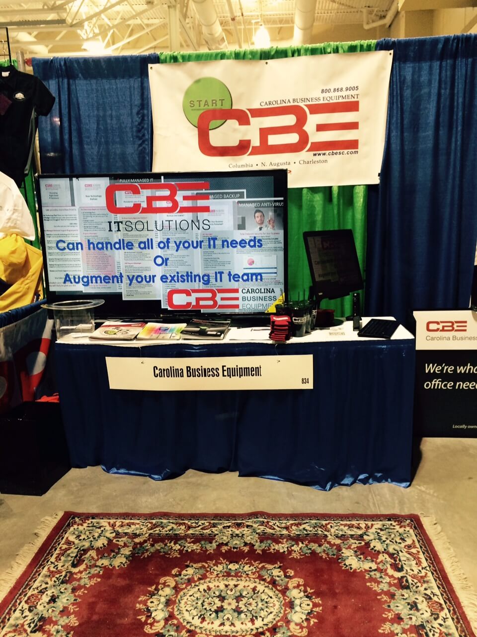 CBE booth at the North Charleston Business Conference and Expo